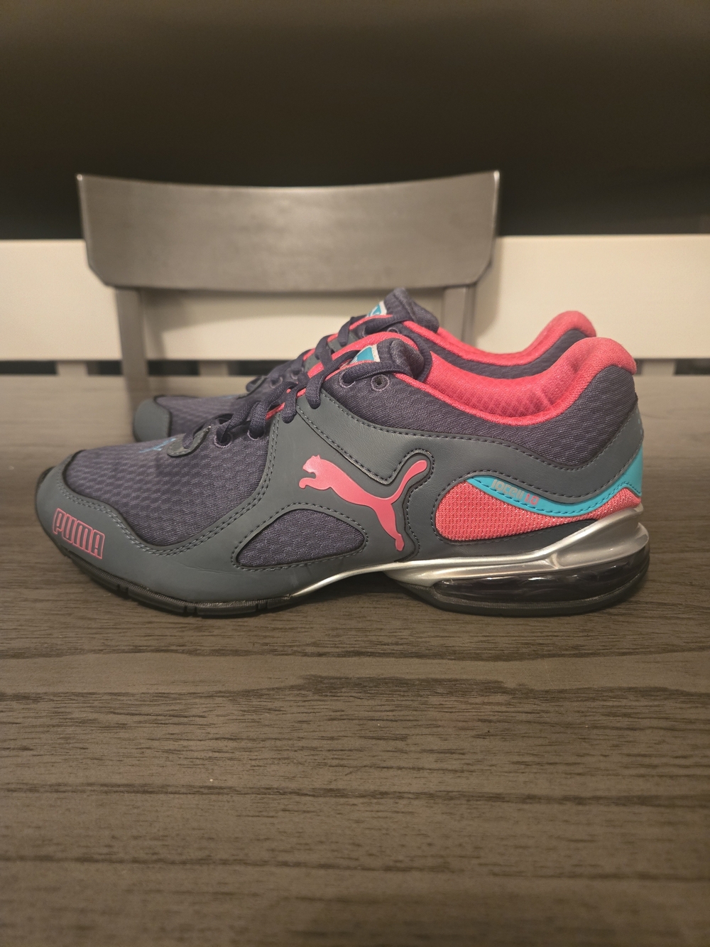 Puma Iocell 1.0 Women's Running Athletic Shoe Size 9 Gray/Pink Womens